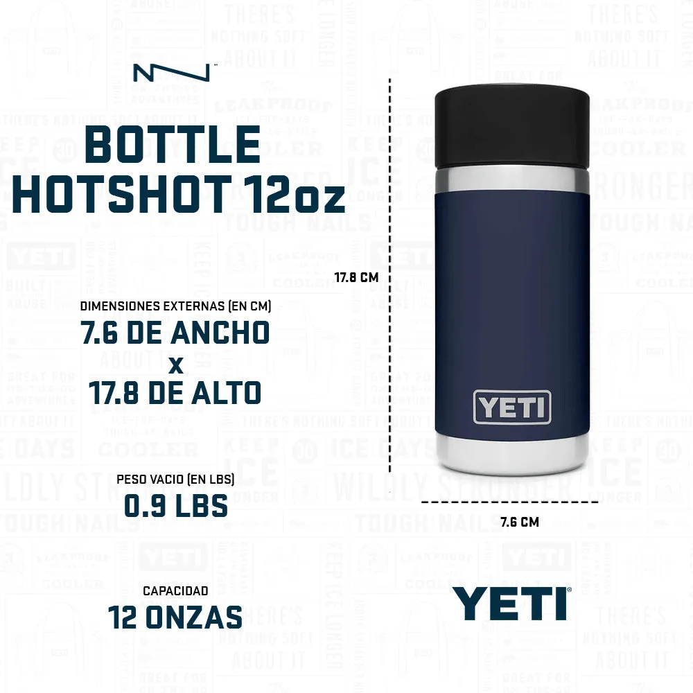 21071050006 TERMO RAMBLER 12 oz NEGRO MARCA YETI