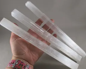 9" Selenite Log 1pc H056