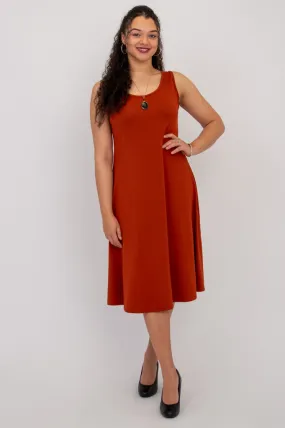 Becca Dress, Copper, Bamboo