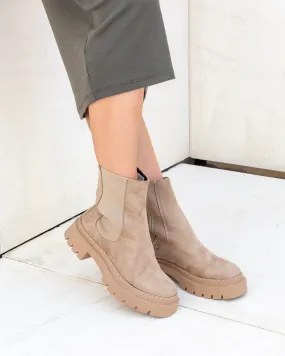 Botas Chelsea Nude