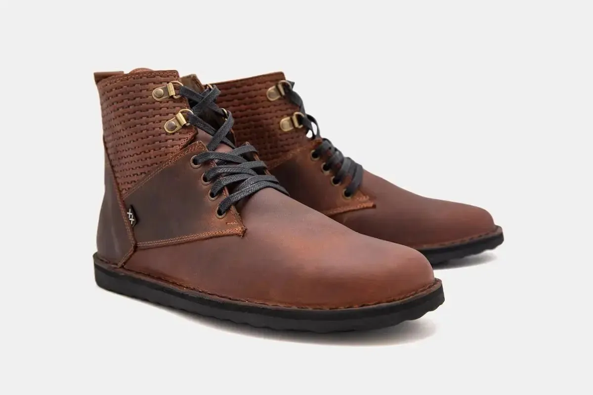 Botín Hombre - Traro Pull Up Brown