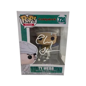 Chevy Chase Caddyshack Ty Webb Autographed Funko Pop - Beckett COA