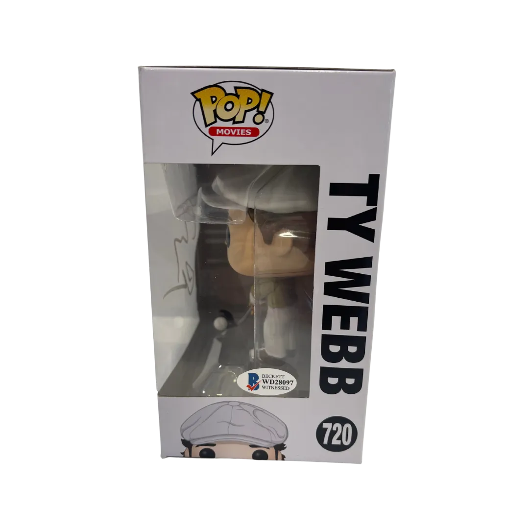 Chevy Chase Caddyshack Ty Webb Autographed Funko Pop - Beckett COA