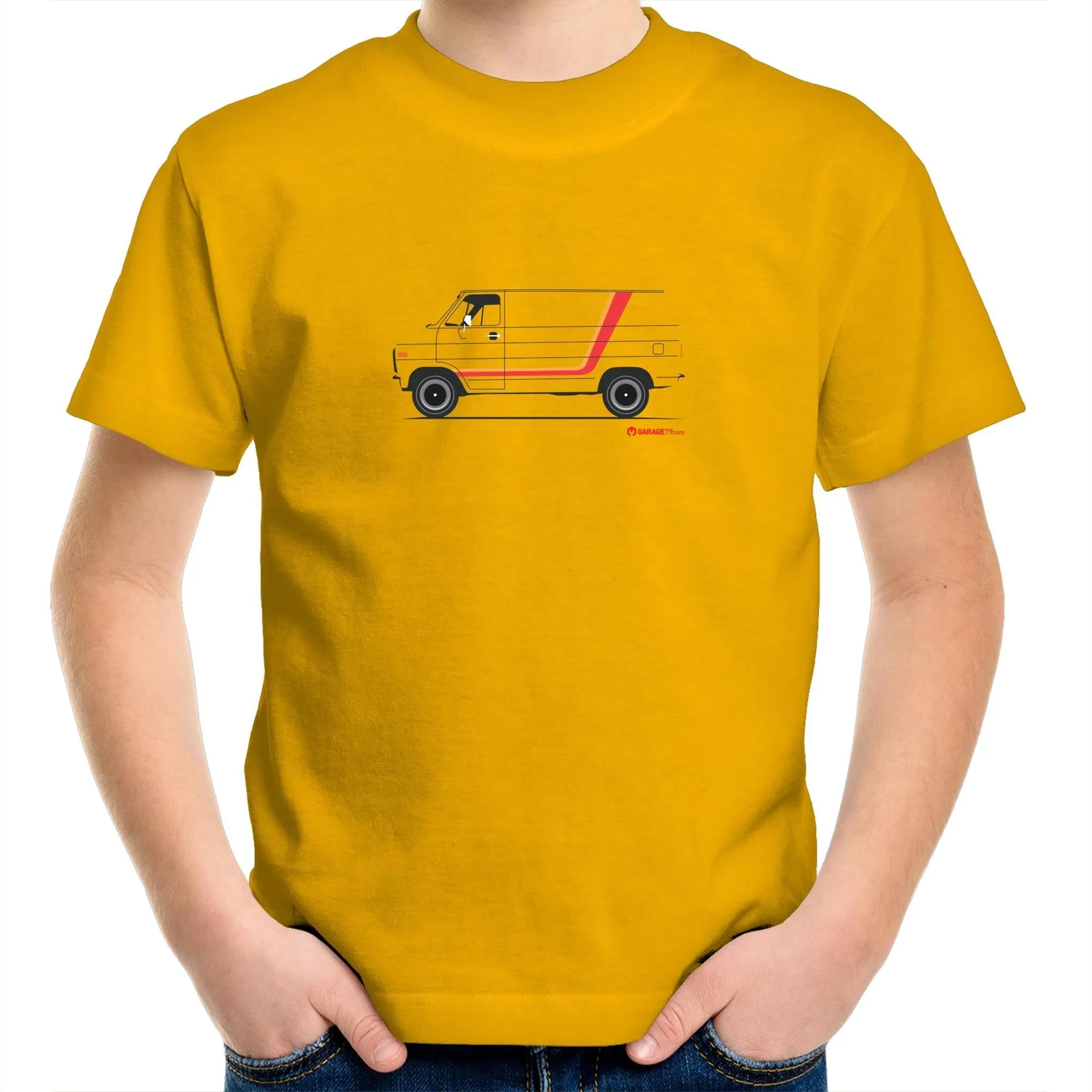 Chevy Van Kids Youth Crew T-Shirt