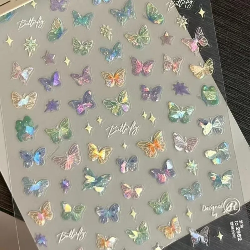 Colorful Butterfly Fairy Nail Sticker - Kimi