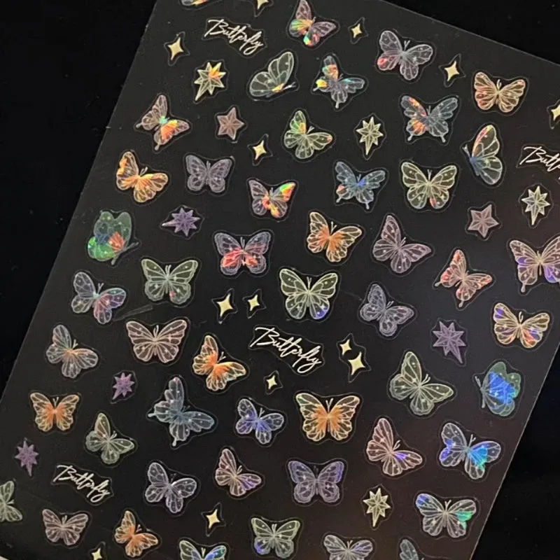 Colorful Butterfly Fairy Nail Sticker - Kimi