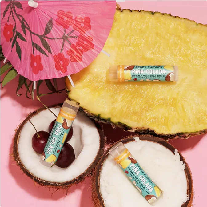 CRAZYRUMORS Pia Colada Lip Balm