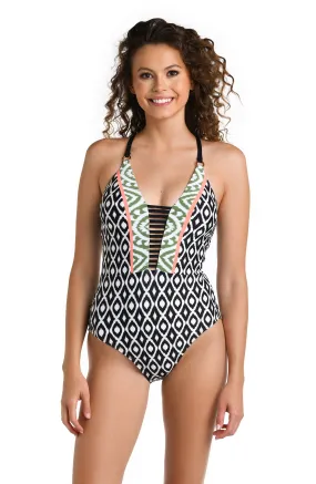 Desert Dunes Plunge One Piece