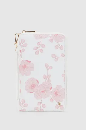 Floral Large Travel Wallet