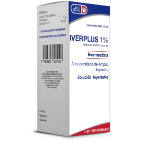 Iverplus 1% Solución Inyectable - Pet's Pharma