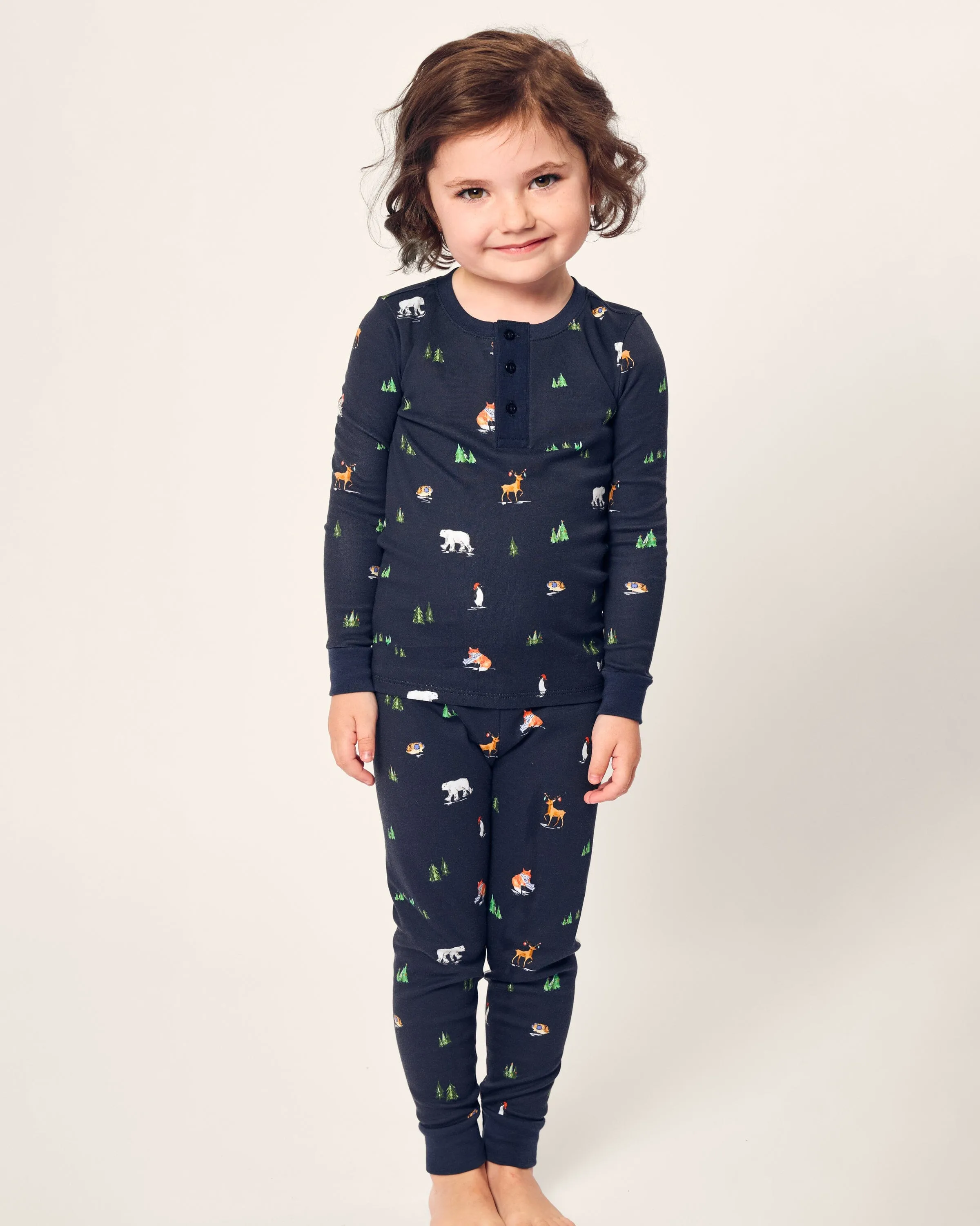 Kid's Pima Snug Fit Pajama Set | Arctic Antics