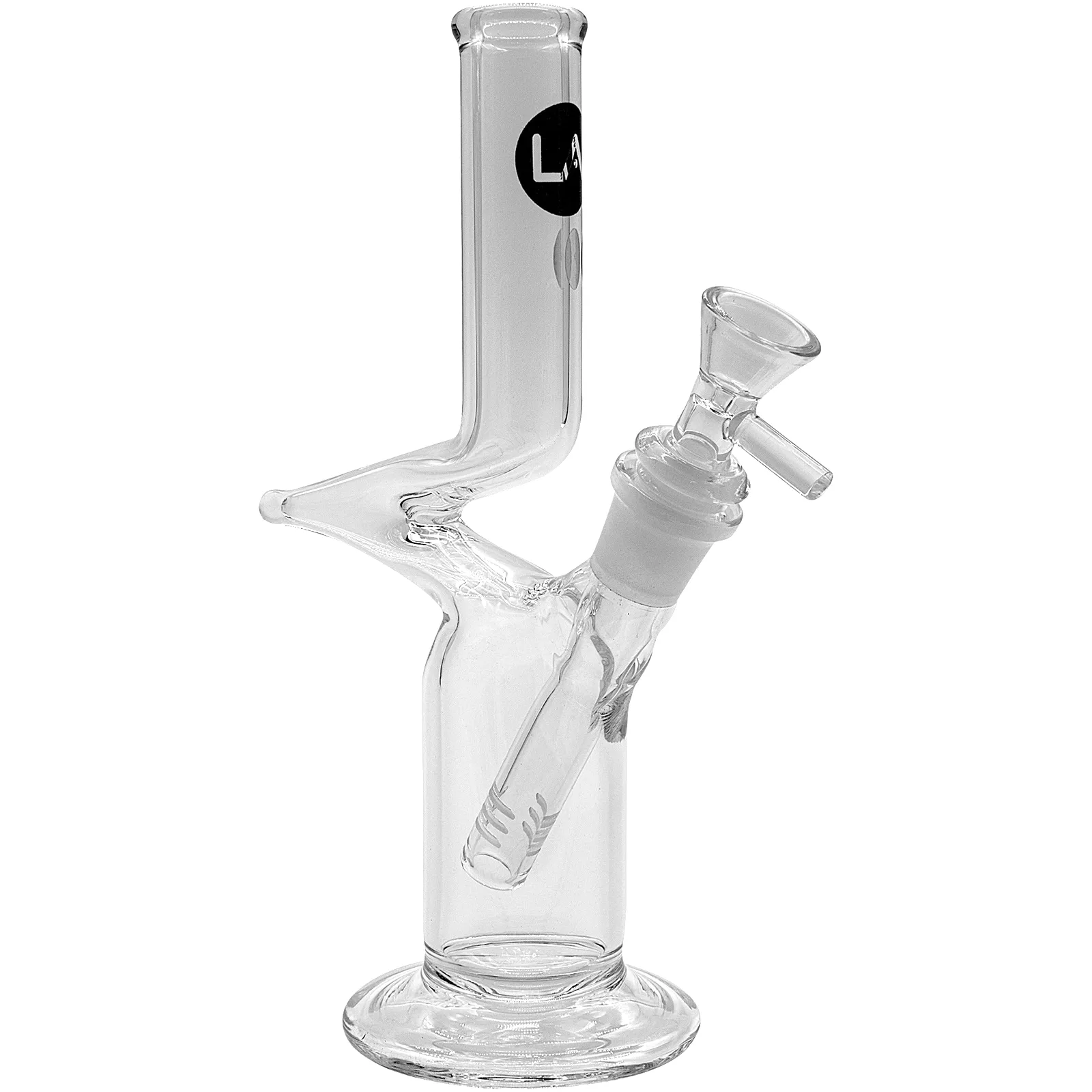 LA Pipes Zig-Zag and Straight Hybrid Bong