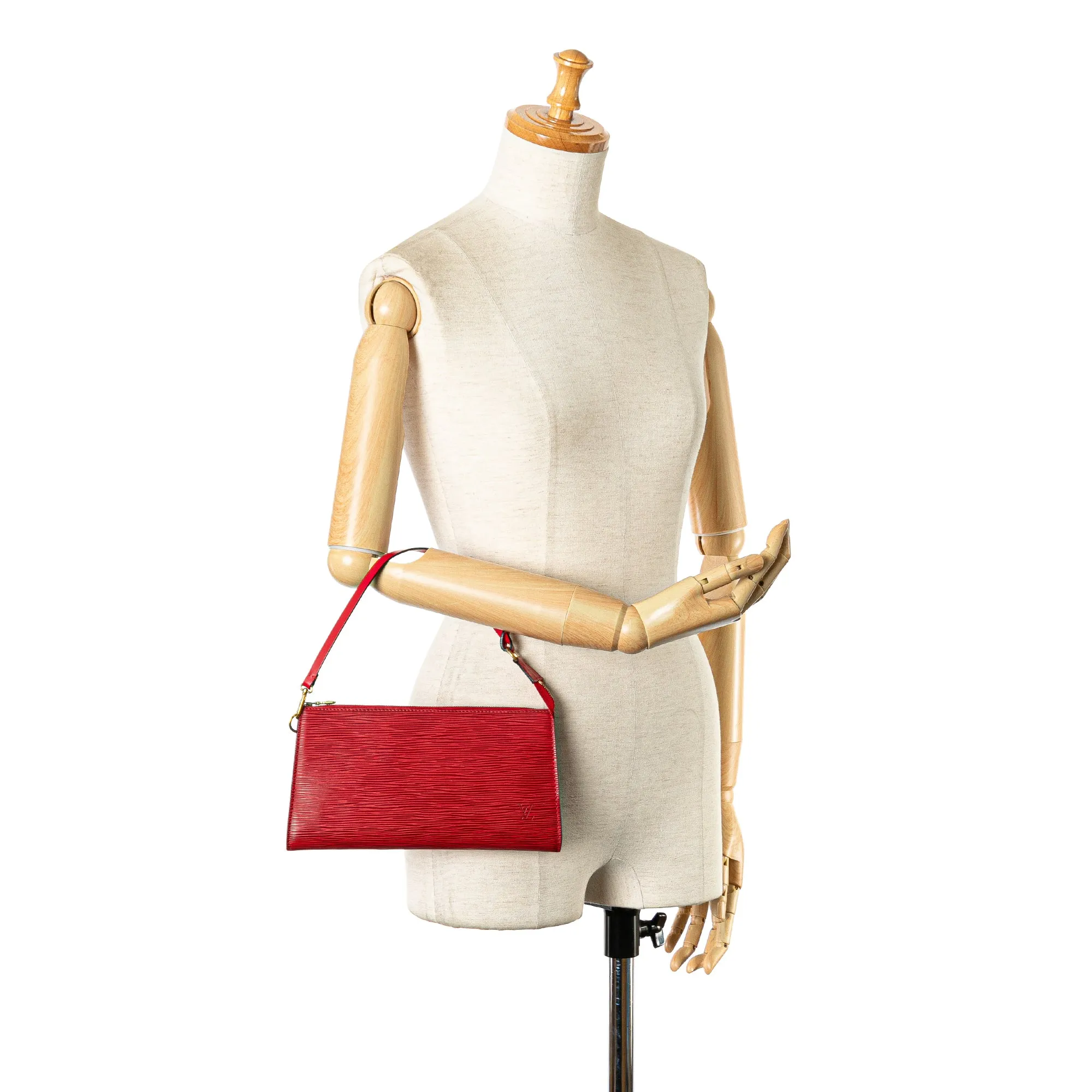 Louis Vuitton Pochette Accessoires Red Epi