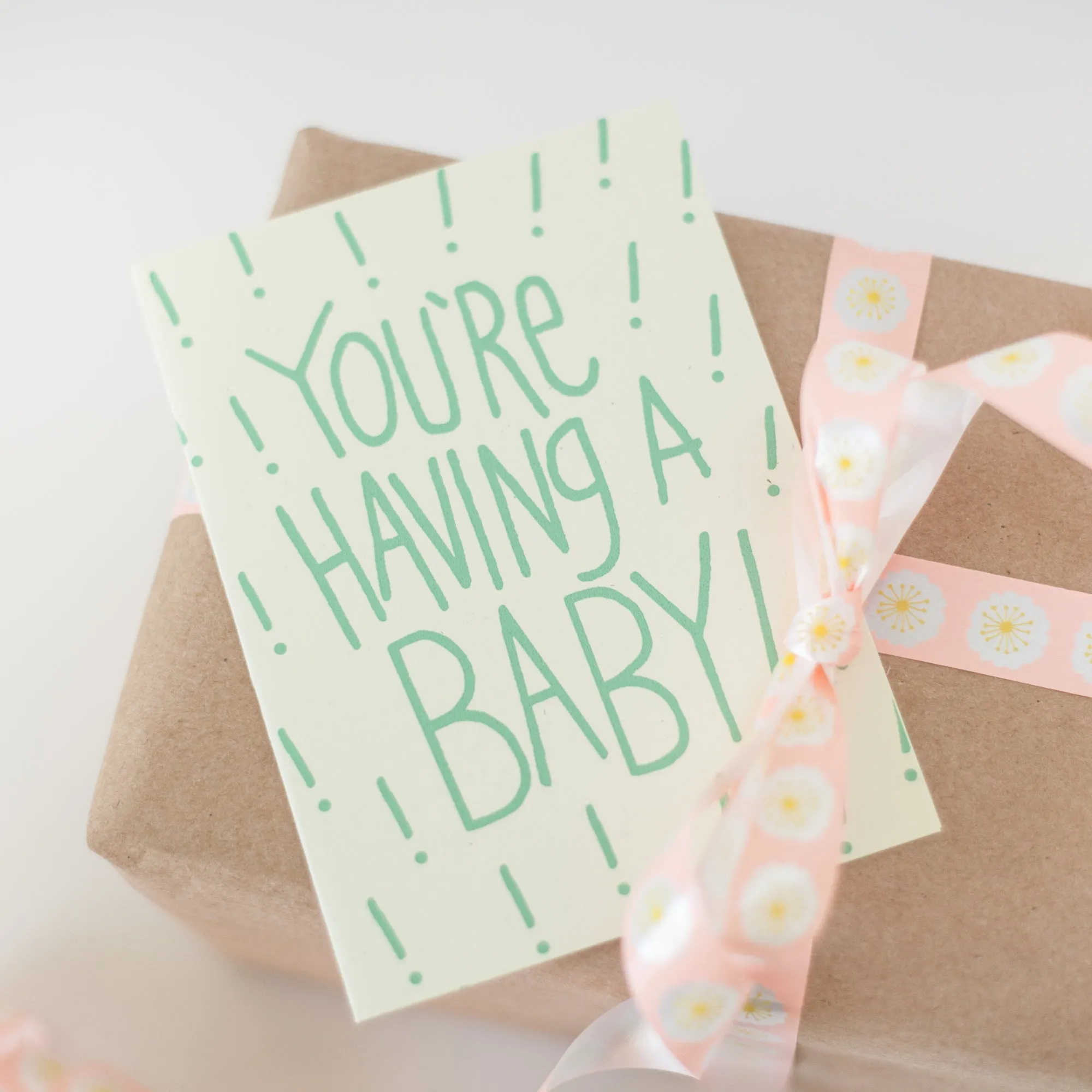 new baby congratulations card, gender neutral baby shower card