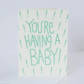 new baby congratulations card, gender neutral baby shower card