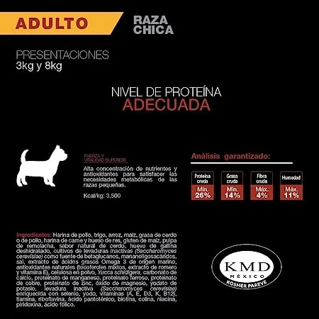 PERFECT SENSE ADULTO RAZA PEQUEA 3 KG