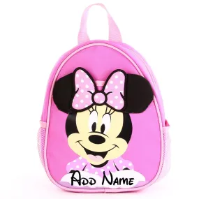 Personalized Minnie Mouse 10 Inch Mini Backpack with Harness