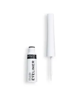 Revolution Relove - Delineador líquido Dip Eyeliner - White