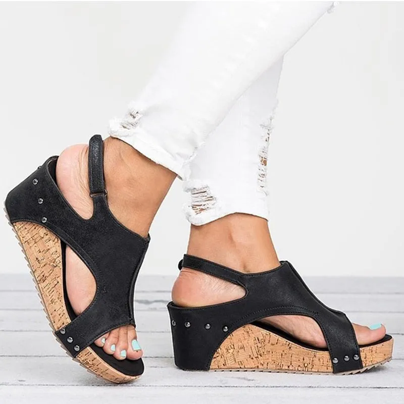 Sandalias Elegantes de Tacón