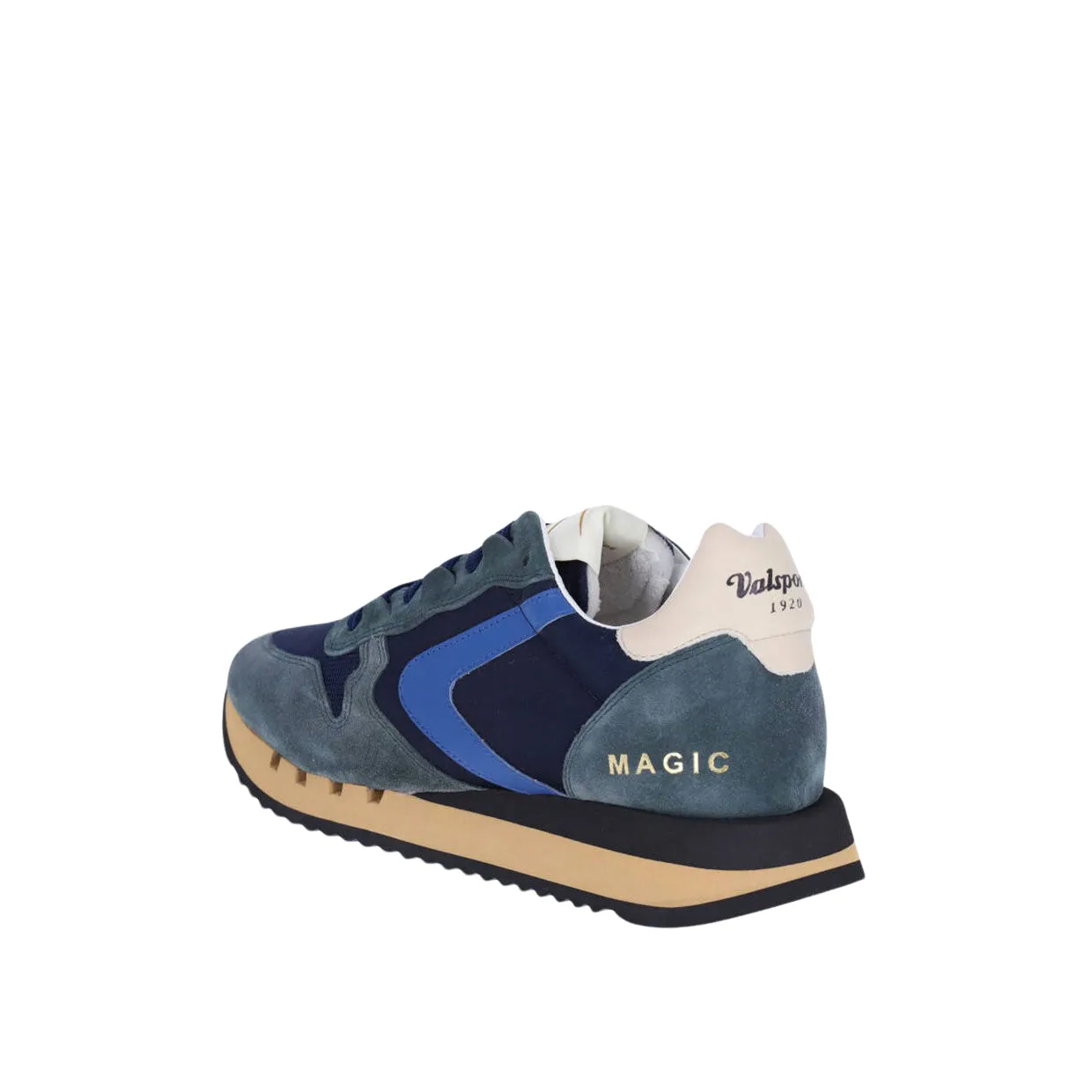 Sneakers Uomo Valsport Magic Run 93 Verde / Blu