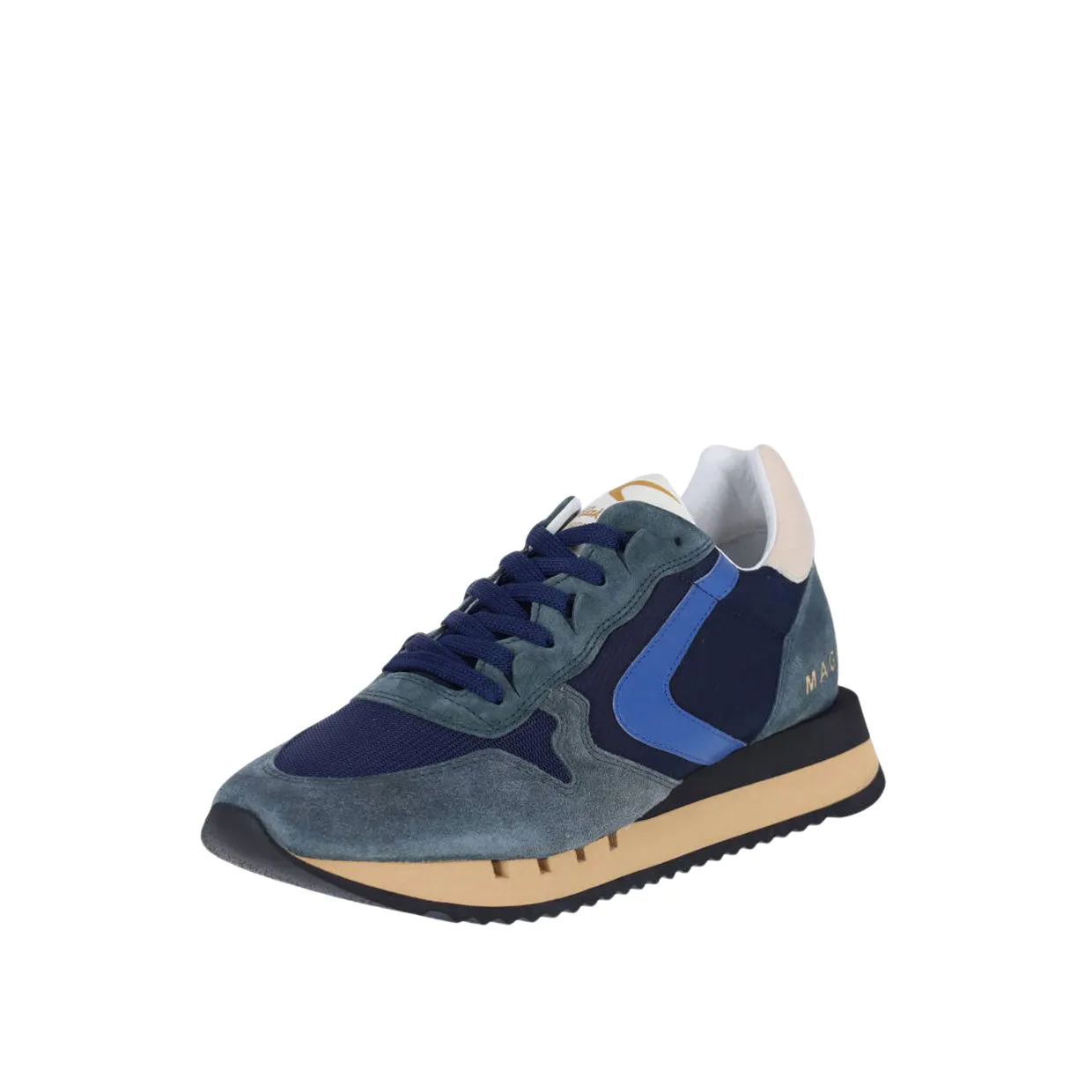 Sneakers Uomo Valsport Magic Run 93 Verde / Blu