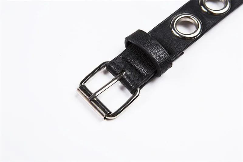 STREET FASHION RIVET PU BUCKLE NECKBAND BY13006