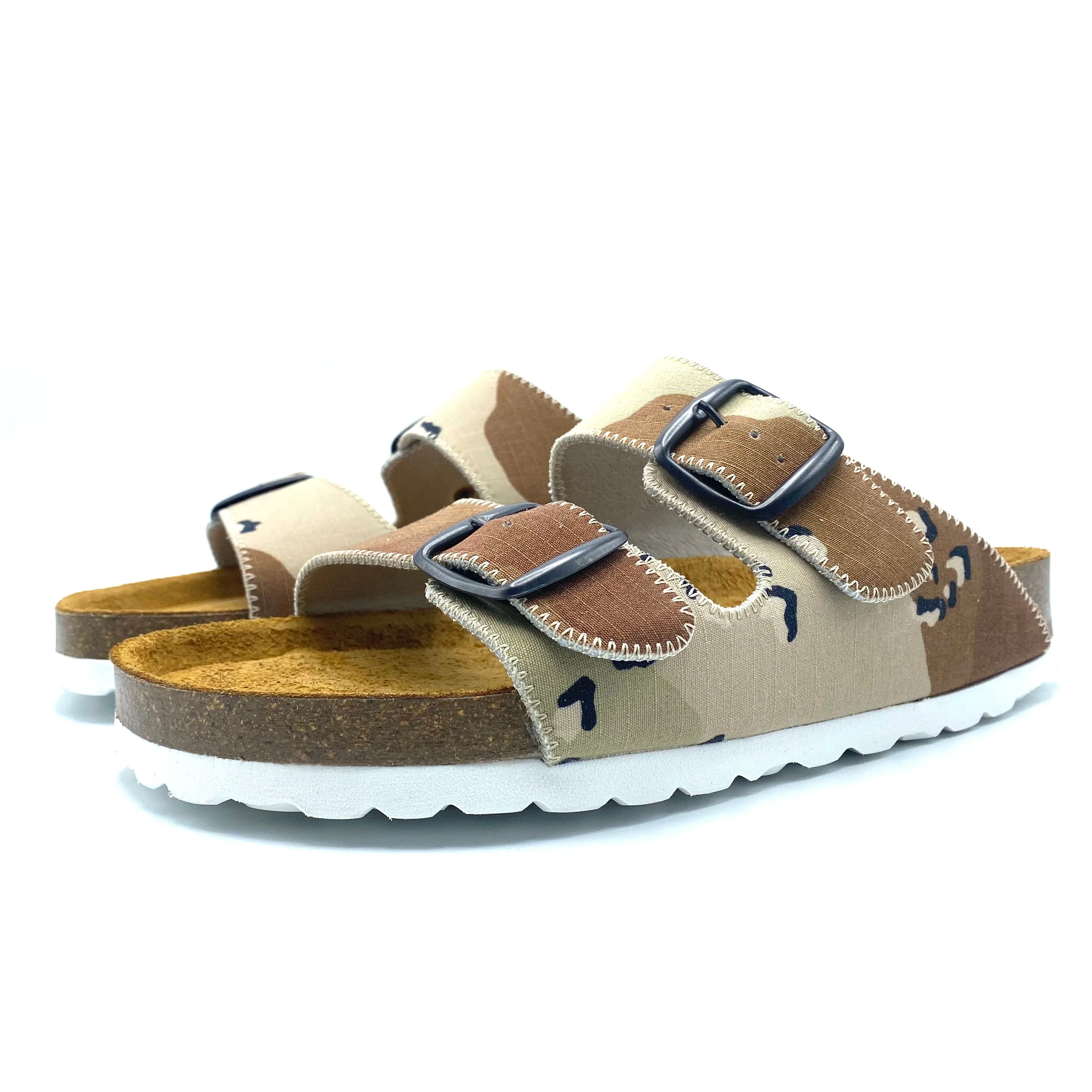 Thora 2-buckle Sandals | Chocolate Chip Camo