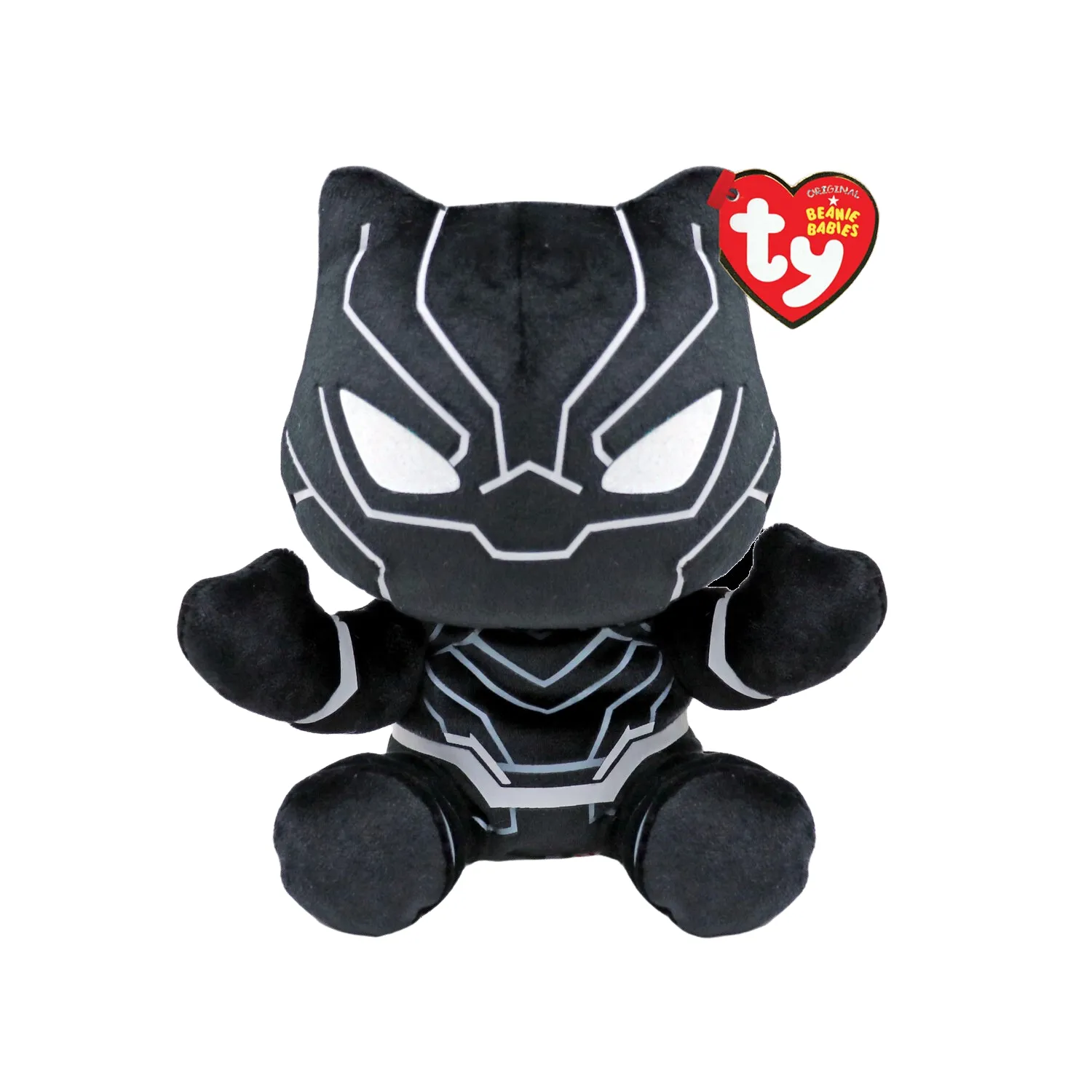 Ty x Marvel Black Panther Medium Beanie Plush