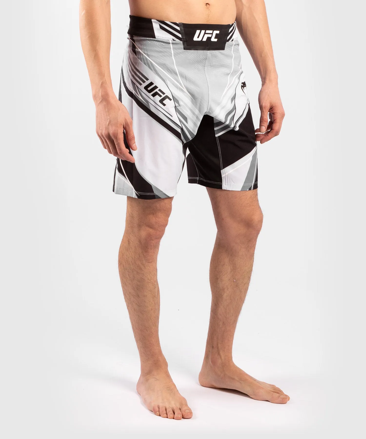 UFC Venum Authentic Fight Night Men's Shorts - Long Fit - White