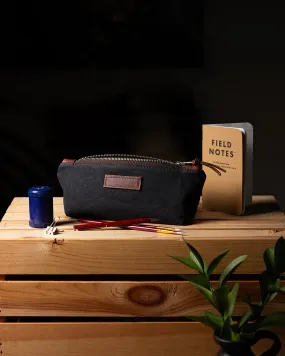 Waxed Canvas Personalized Pencil Case